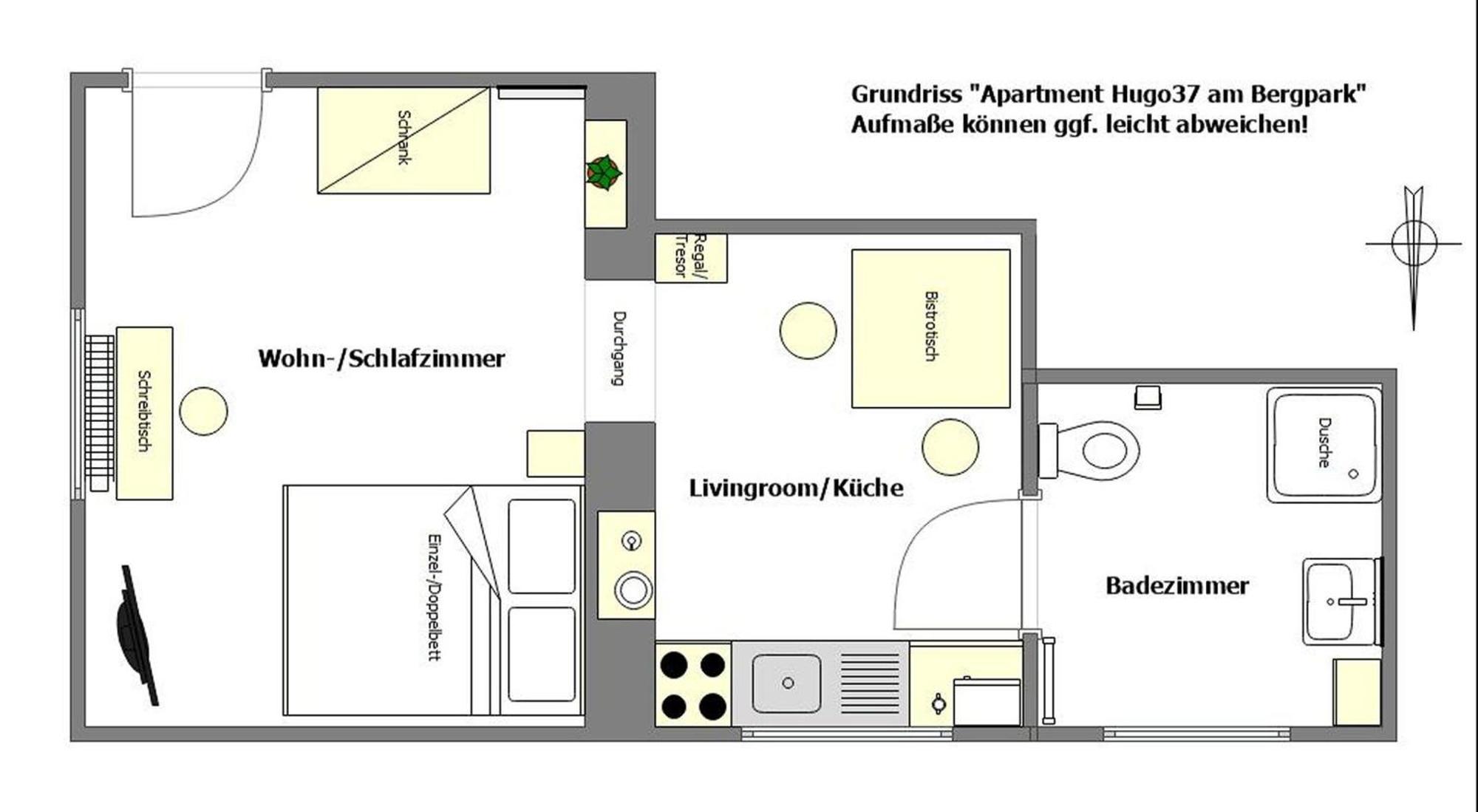 Apartment Hugo37 Am Bergpark Kassel Eksteriør bilde